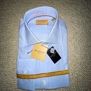 Luxury 100% Egyptian Cotton Long Sleeve Dress Shirt, Spread collar